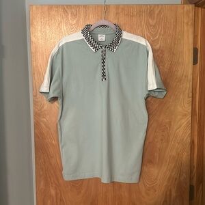Urban Outfitters Retro Zip-up polo in Medium